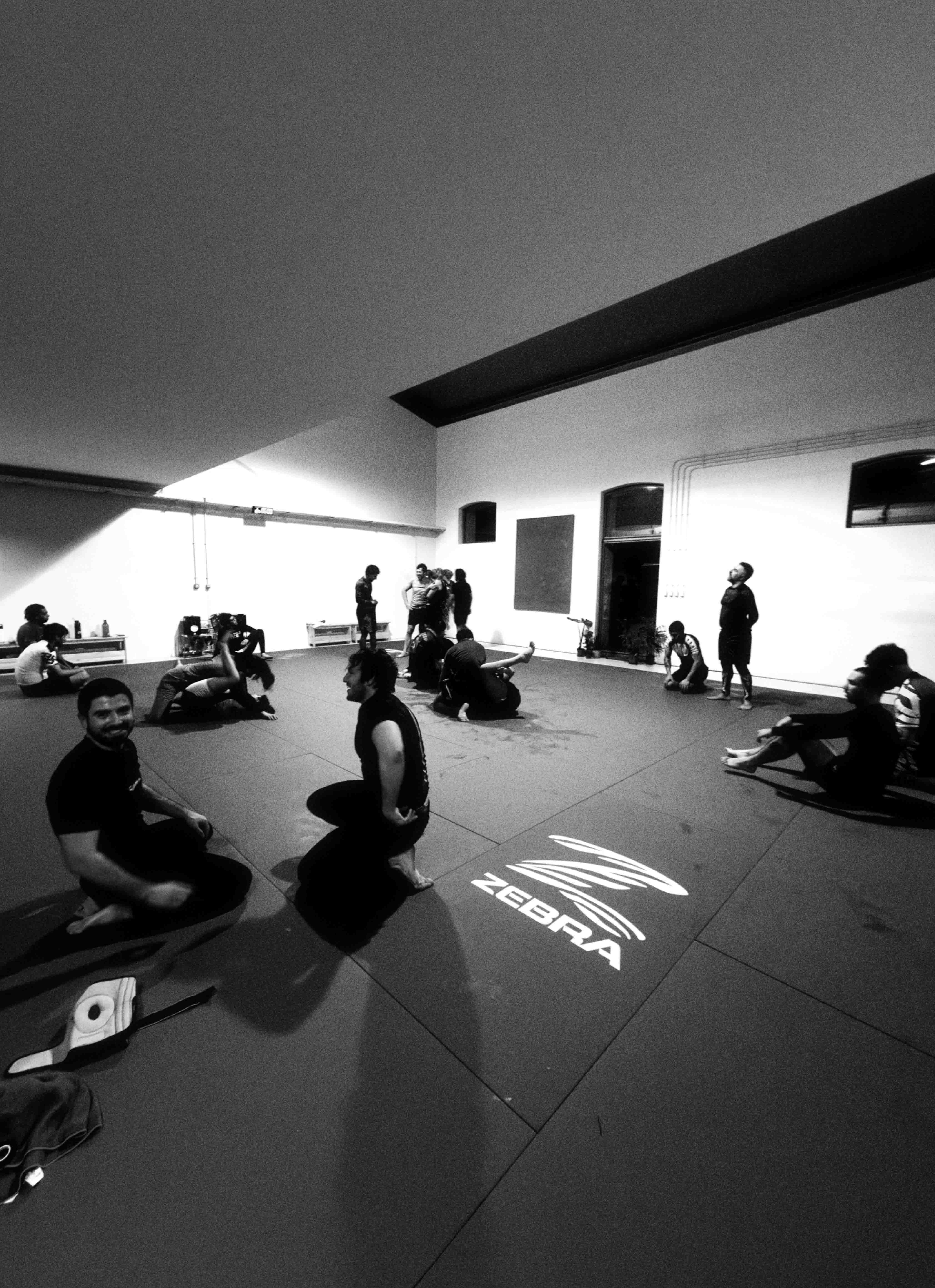 Treino de Jiu-Jitsu com abordagem CLA na Cisma, Porto